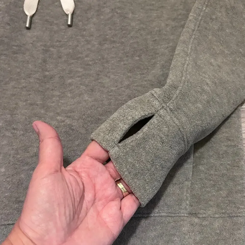 Lululemon Women’s Top Size 4 Gray Go Forward Pullover Cowl Neck Long Sleeves - Picture 6 of 8